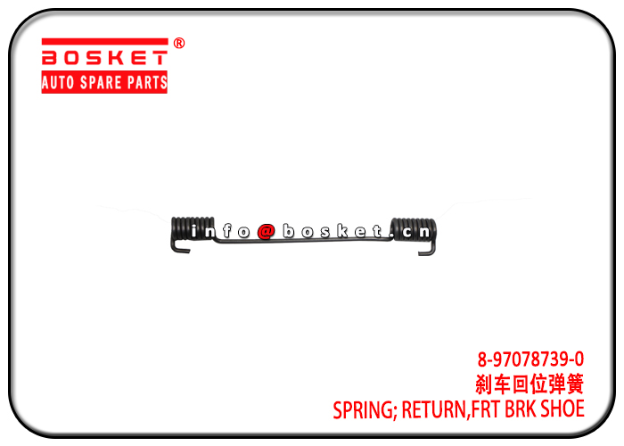 8-97078739-0 8970787390 Front Brake Shoe Return Spring 