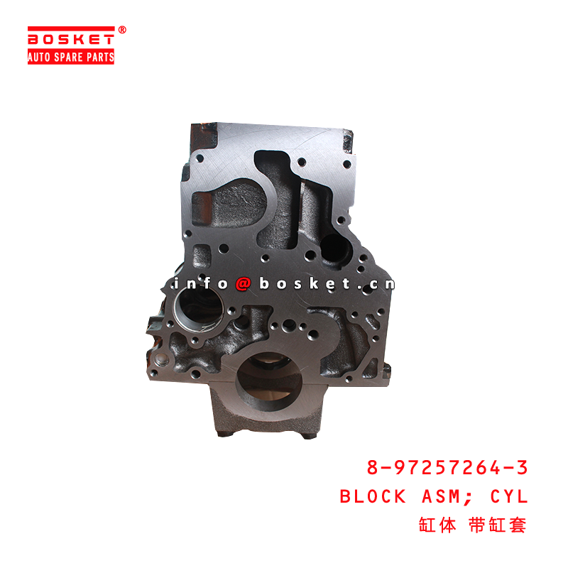8-97257264-3 Cylinder Block Assembly Suitable for ISUZU NKR77 
