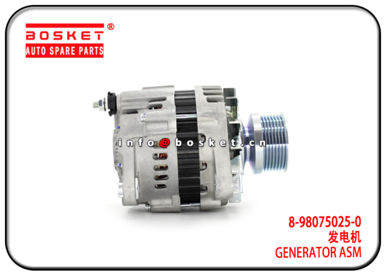 8-98075025-0 8980750250 Generator Assembly Suitable for ISUZU NPR 4HK1 