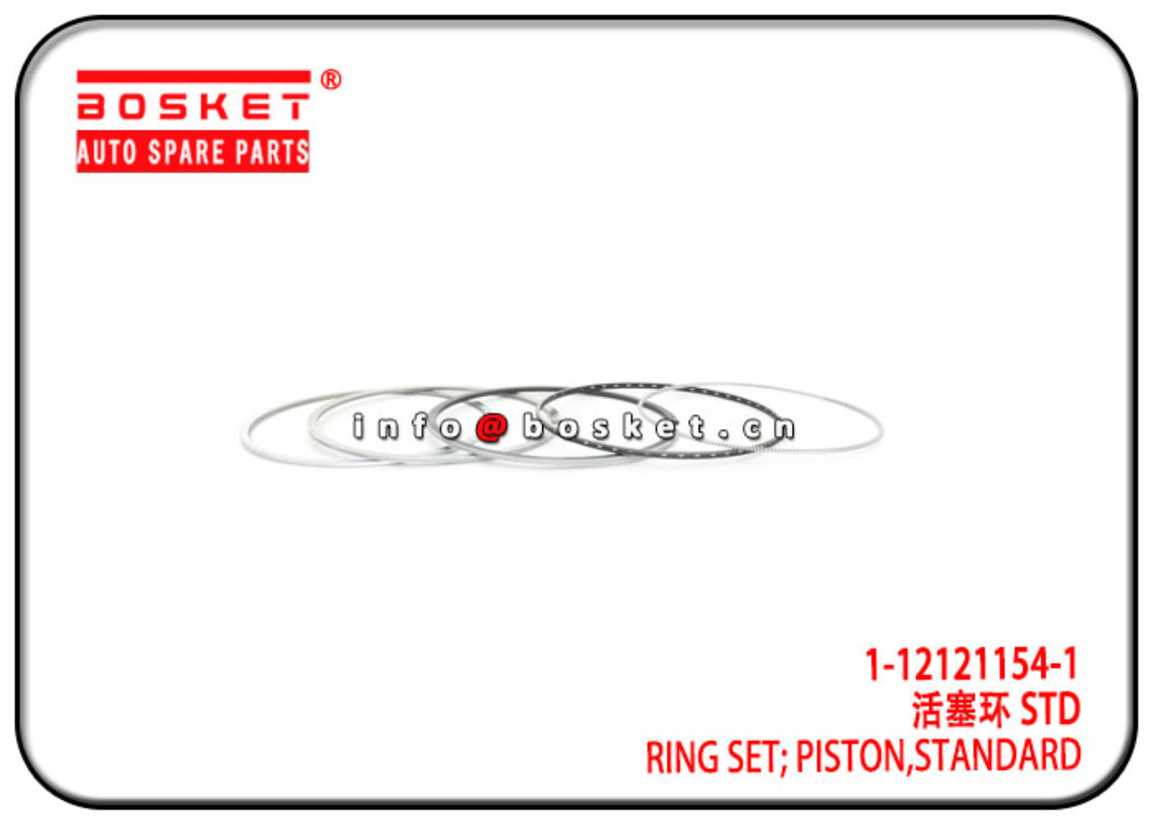 1-12121154-1 1-12121134-0 1121211541 Standard Piston Ring Set Suitable for ISUZU 6WF1 CXZ51