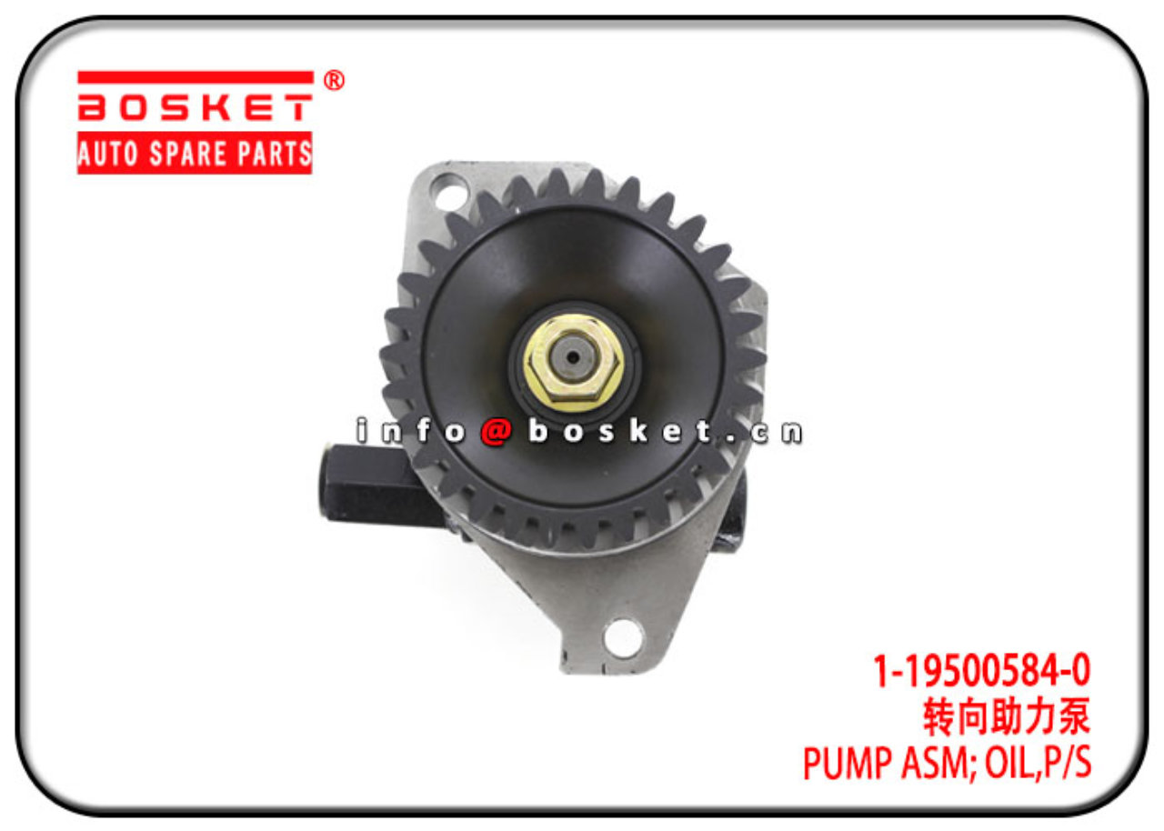 1-19500584-0 1-19500456-0 1195005840  Power Steering Oil Pump Assembly Suitable for ISUZU 6HH1 FSR32