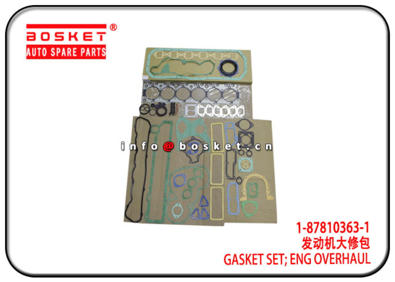 1-87810363-1 1878103631 Engine Overhaul Gasket Set Suitable for ISUZU 6BD1