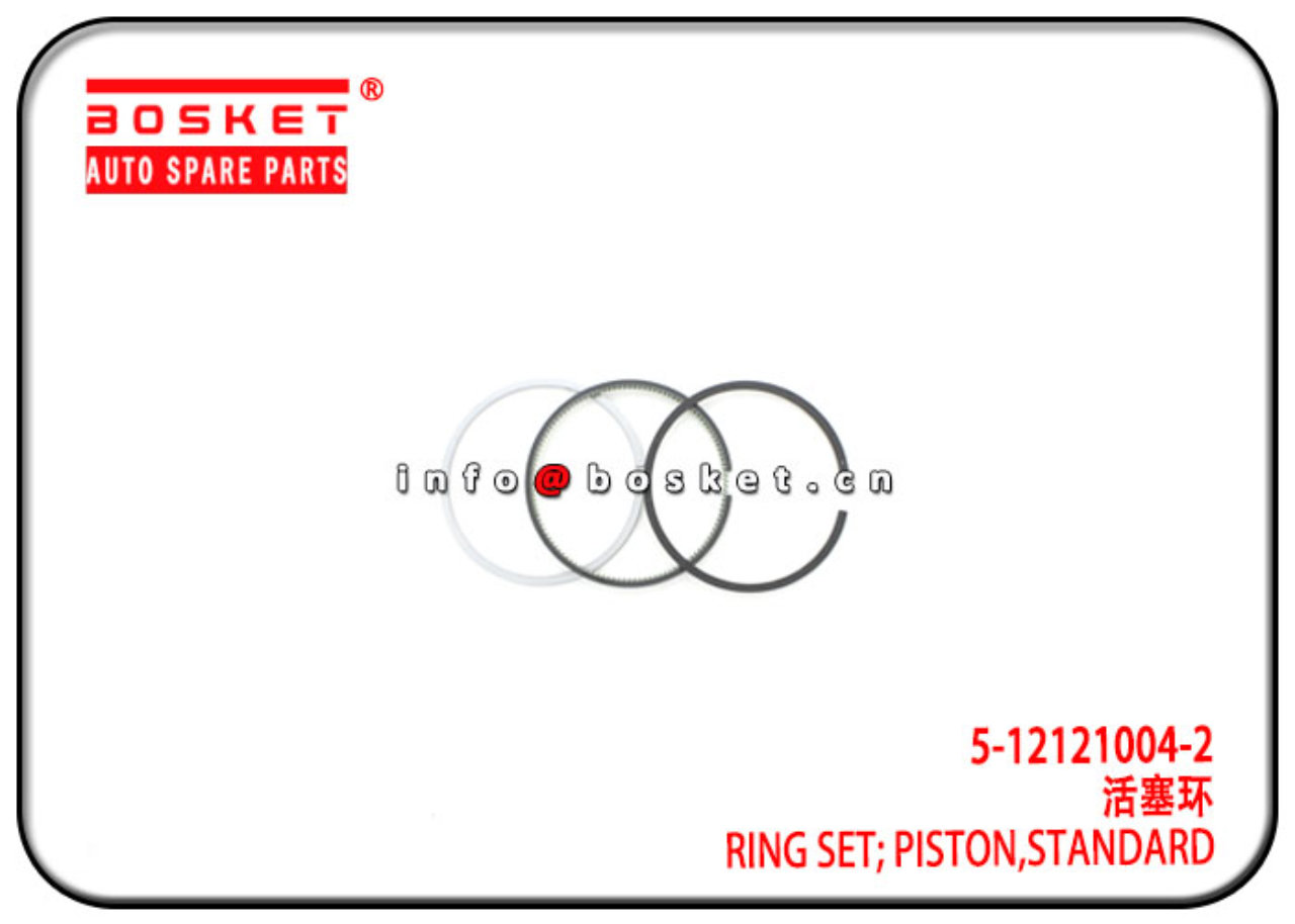 5-12121004-2 5121210042 Standard Piston Ring Set Suitable for ISUZU 4BD1 NPR NQR