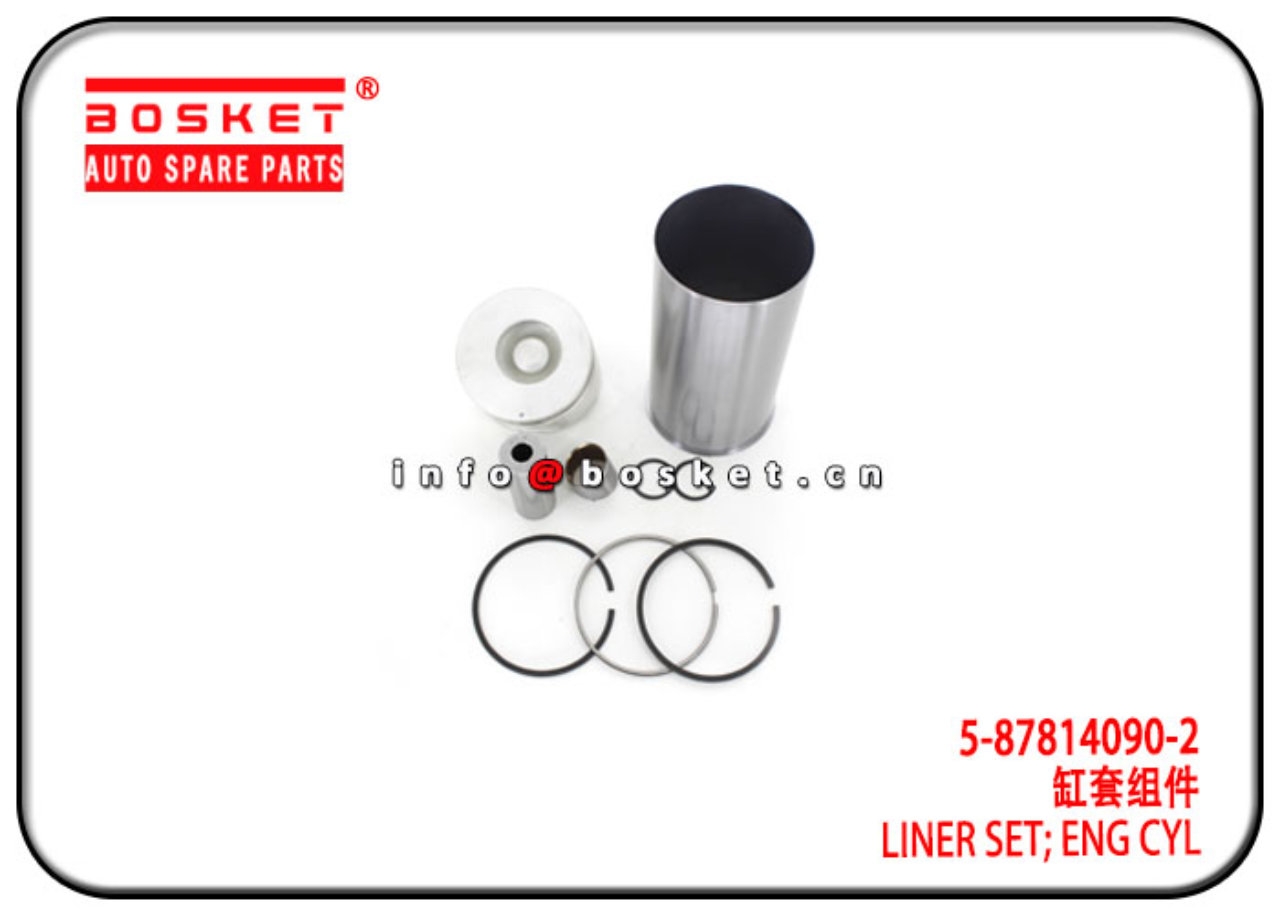 5-87814090-2 5878140902 Engine Cylinder Liner Set Suitable for ISUZU 4JH1 NHR