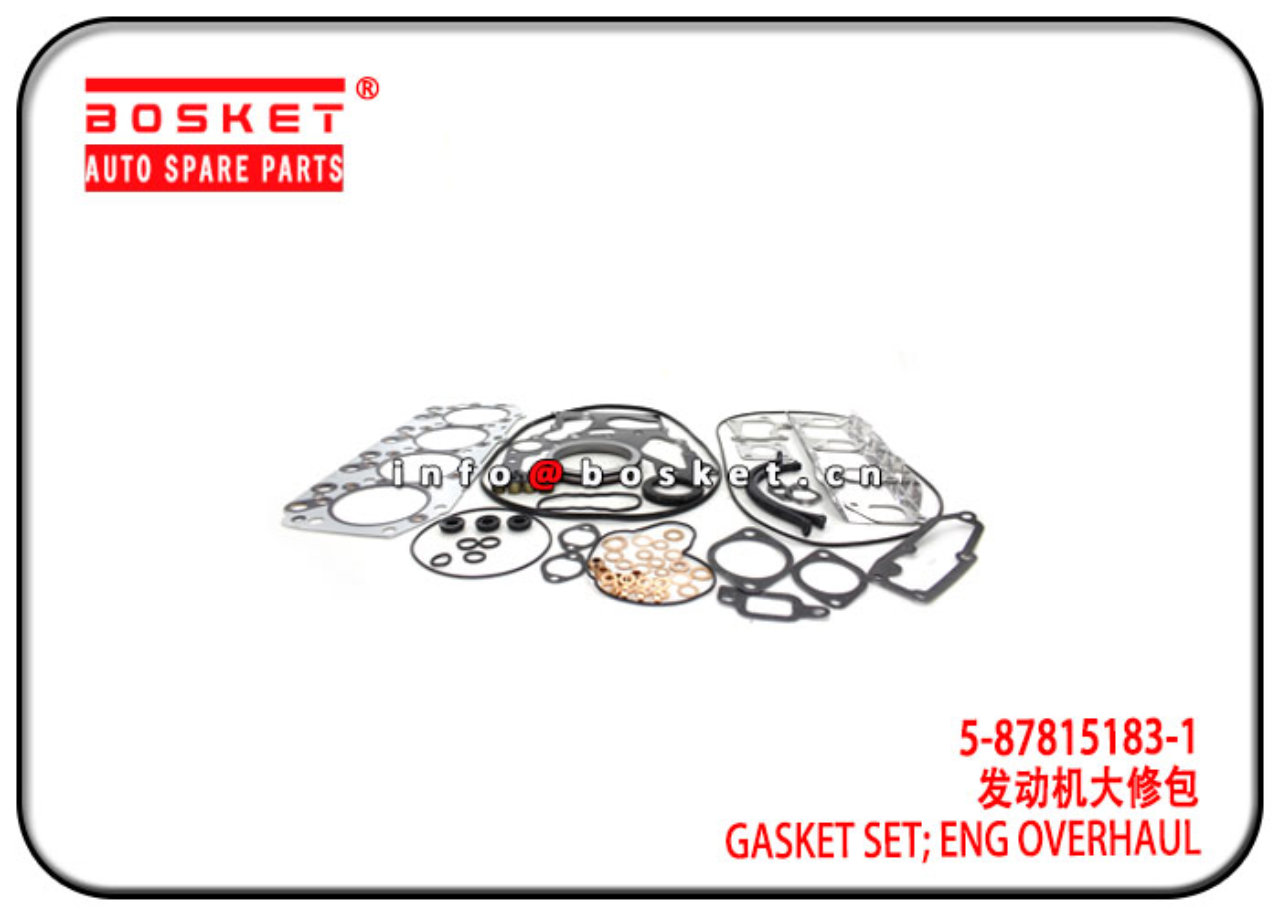 5-87815183-1 5878151831 Engine Overhaul Gasket Set Suitable for ISUZU 4JA1 TFR