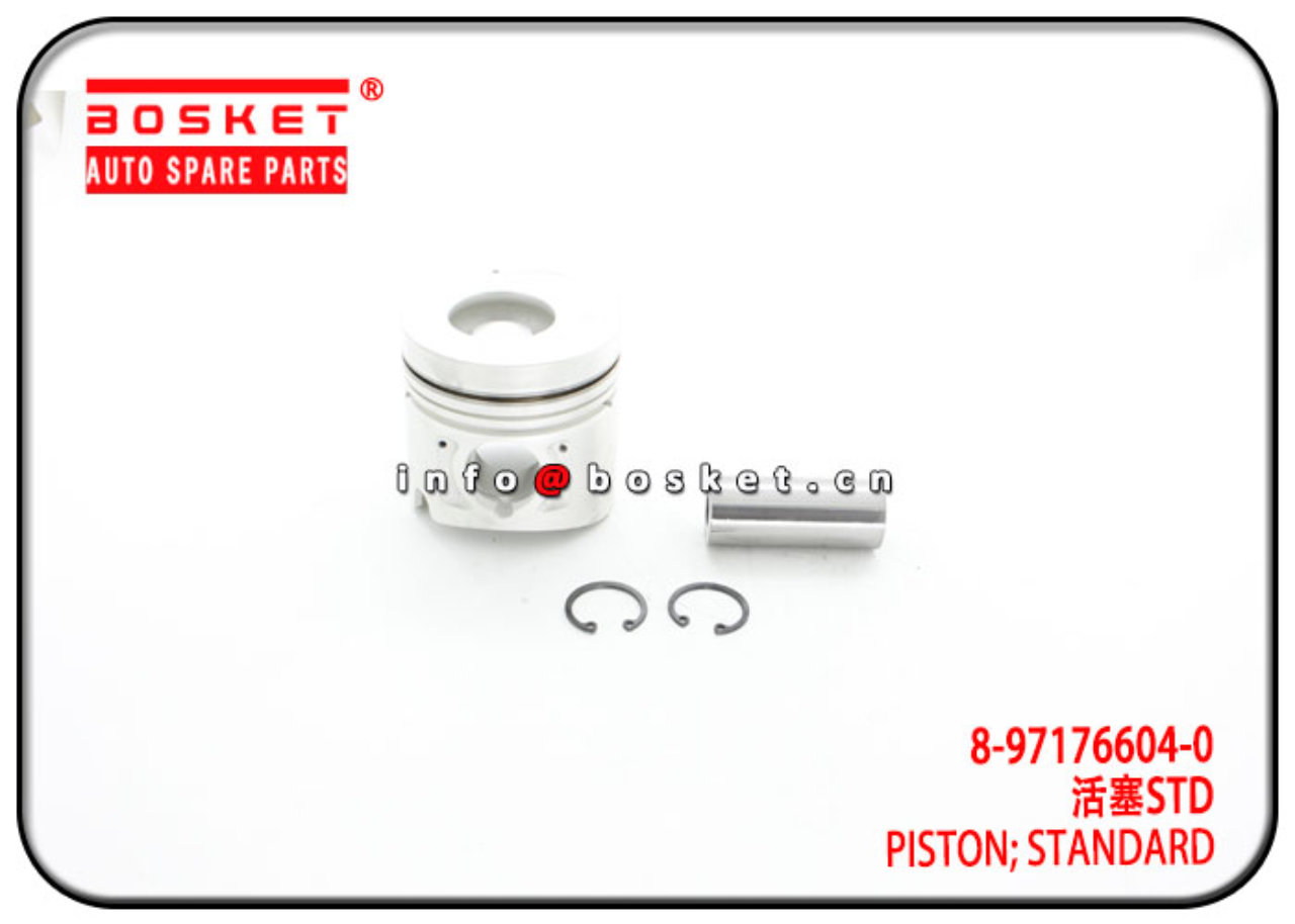 8-97176604-0 8971766040 Standard Piston Suitable for ISUZU 4JB1 NKR55