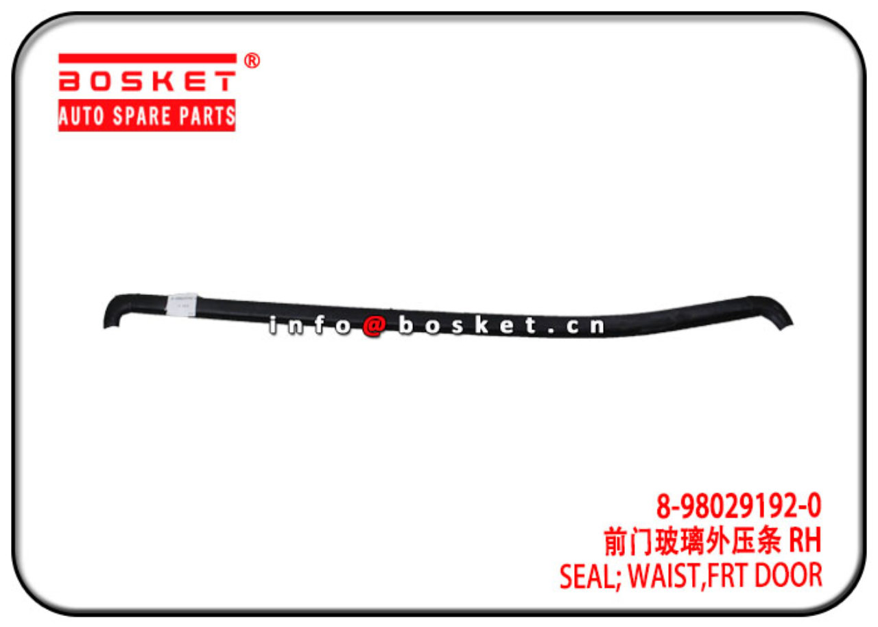 8-98029192-0 6107140-P301 8980291920 Front Door Waist Seal Suitable for ISUZU NMR VC46 700P