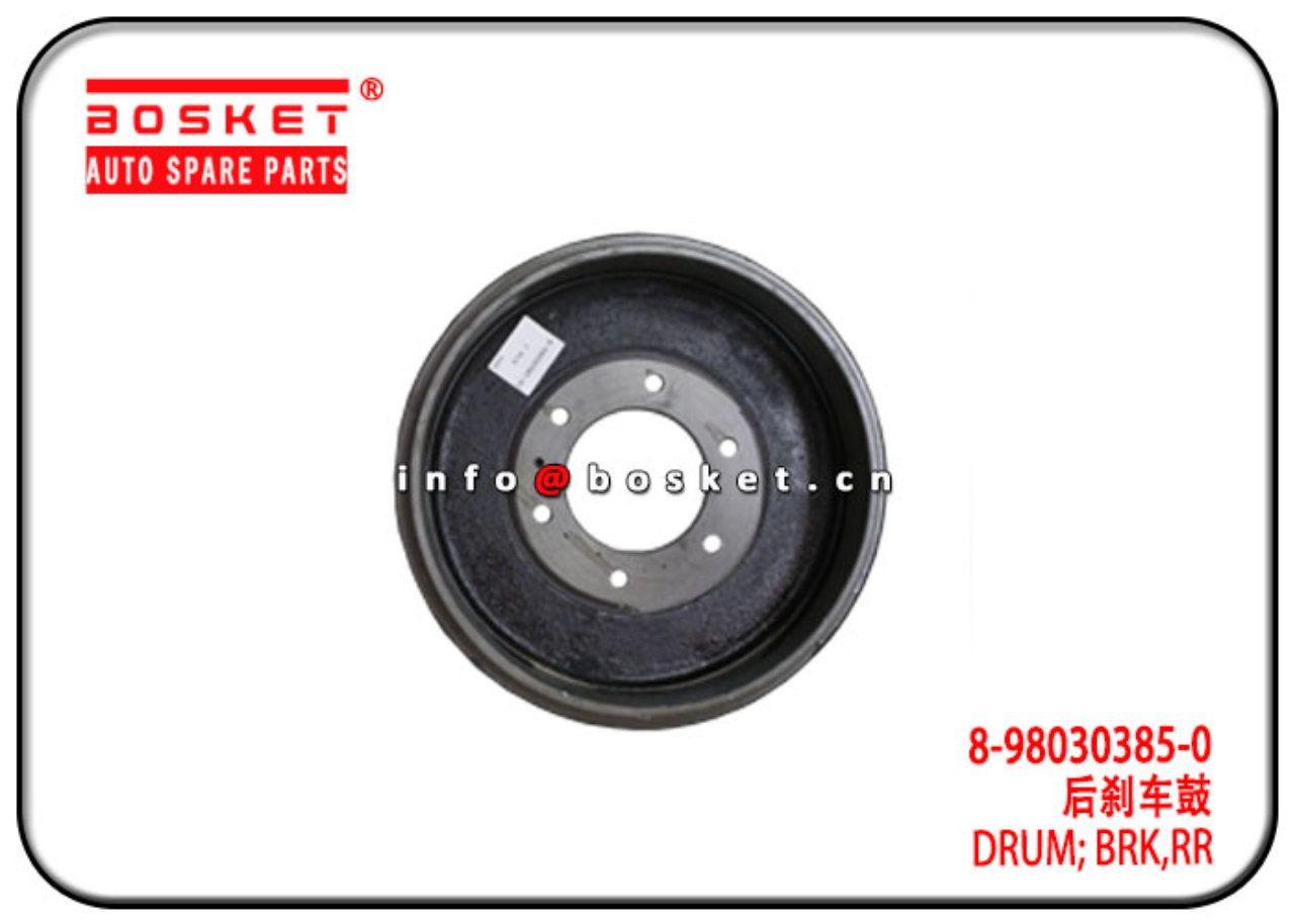 8-98030385-0 8980303850 Bear Brake Drum Suitable for ISUZU DMAX 4X4 TFR