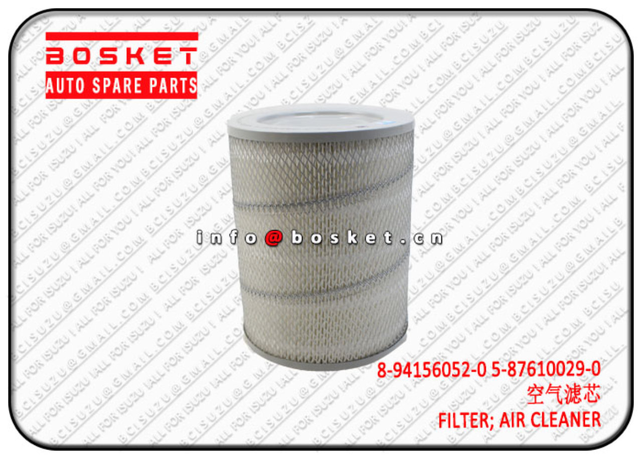 8941560520 5876100290 Air Cleaner Filter 8-94156052-0 5-87610029-0 Suitable for ISUZU NKR77 4JH1 4HF