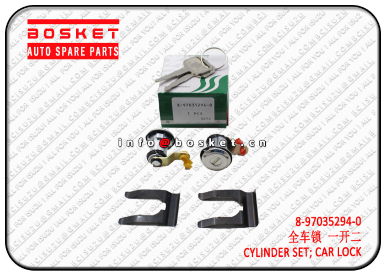 8970352940 8-97035294-0 Car Lock Cylinder Set Suitable for ISUZU 4JB1 NHR NKR