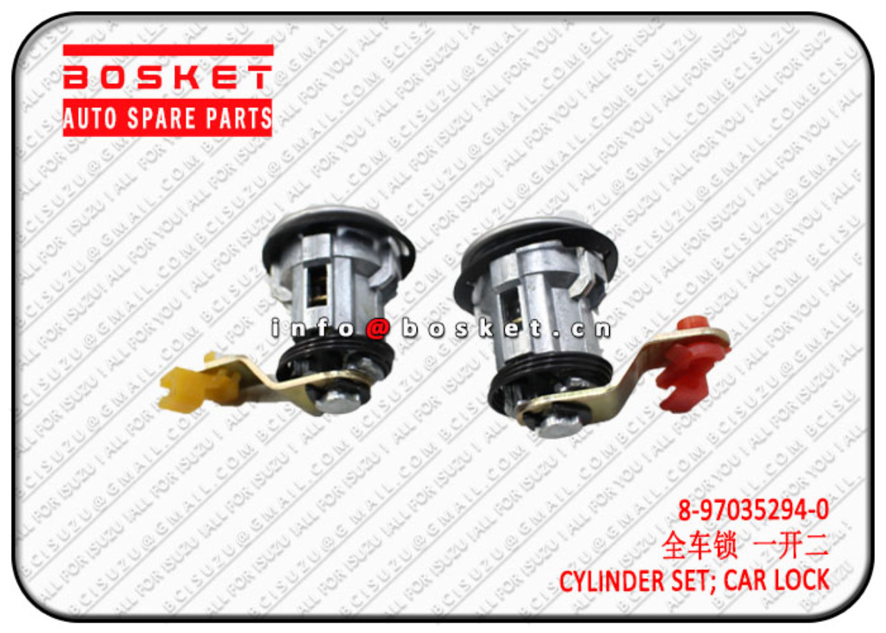 8970352940 8-97035294-0 Car Lock Cylinder Set Suitable for ISUZU 4JB1 NHR NKR