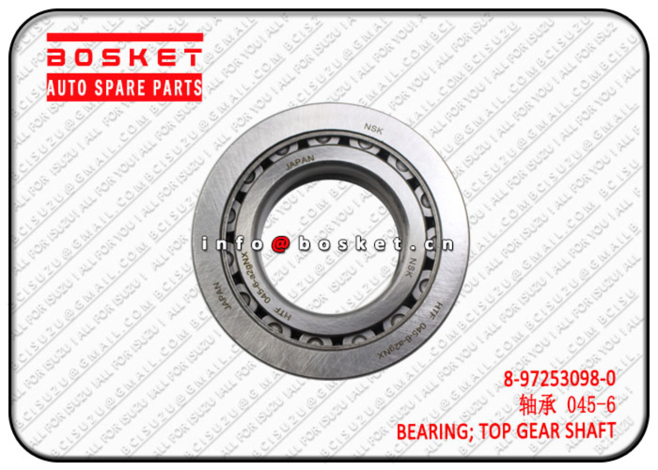 8972530980 8-97253098-0 Top Gear Shaft Bearing Suitable for ISUZU NQR71 4HGE1