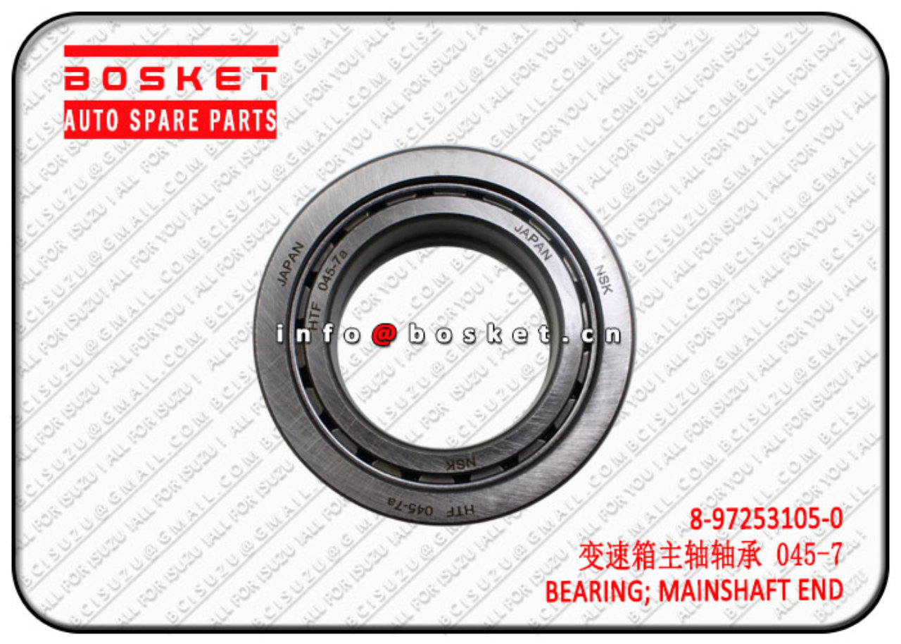 8972531050 8-97253105-0 Mainshaft End Bearing Suitable for ISUZU NQR71 4HGE1