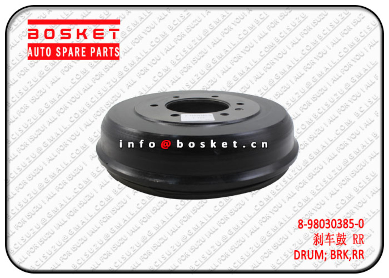 8980303850 8-98030385-0 Rear Brake Drum Suitable for ISUZU D-MAX 