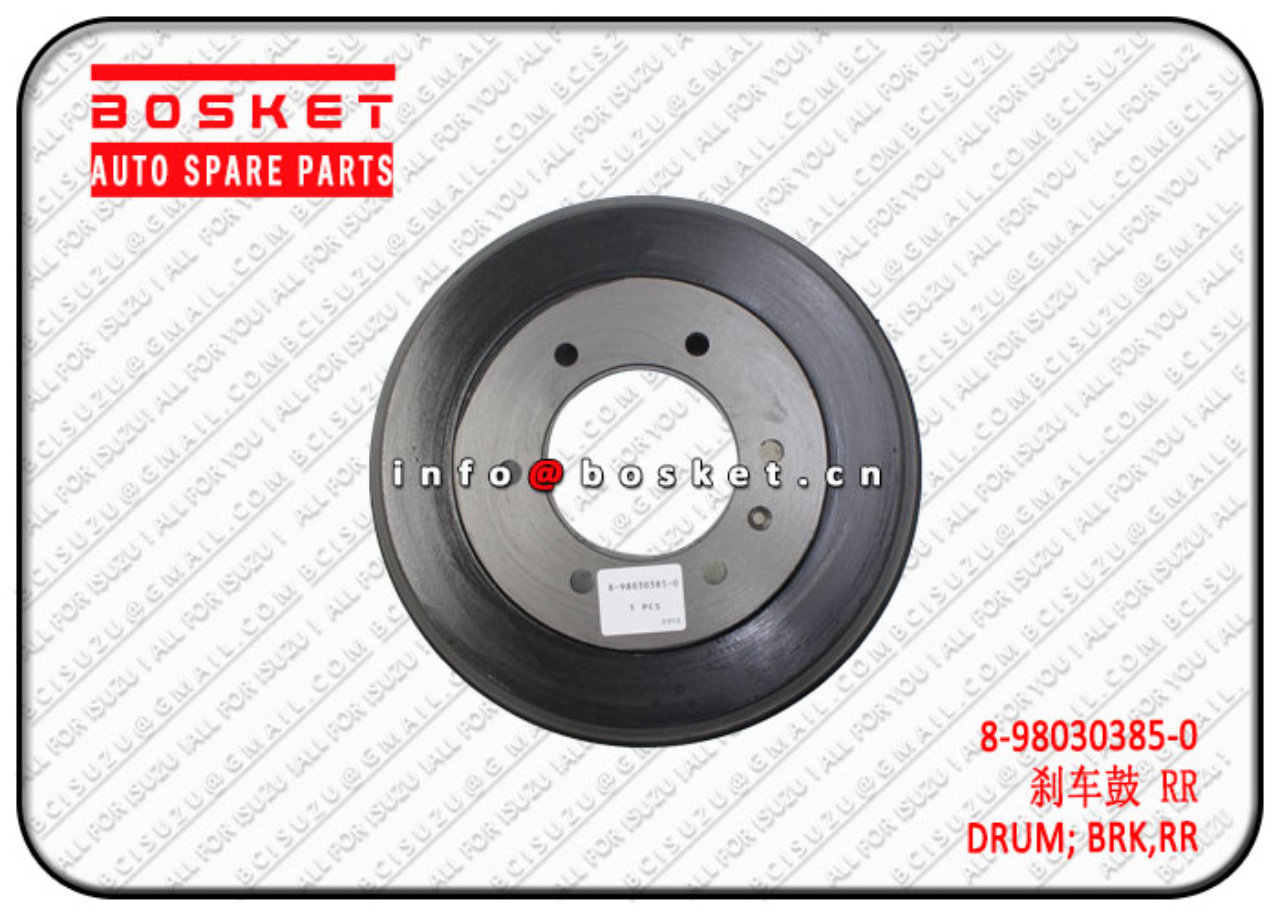 8980303850 8-98030385-0 Rear Brake Drum Suitable for ISUZU D-MAX 44