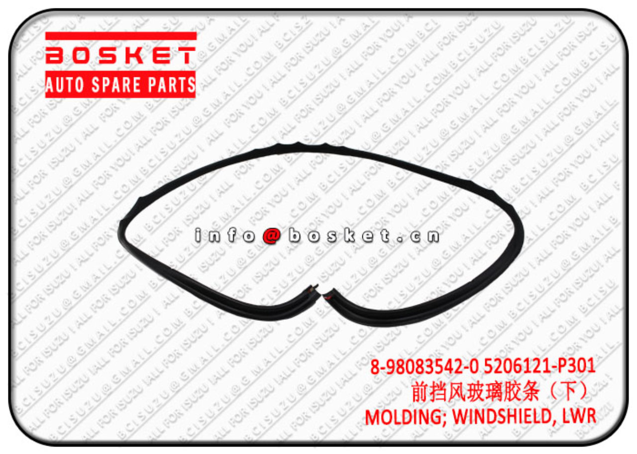 8980835420 8-98083542-0 5206121-P301 Lower Windshield Molding Suitable for ISUZU 700P 4HK1