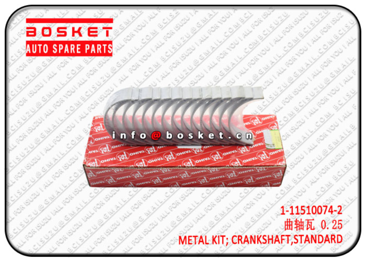 1115100742 1-11510074-2 Standard Crankshaft Mental Kit Suitable for ISUZU 6BG1 6BD1 FRR FSR