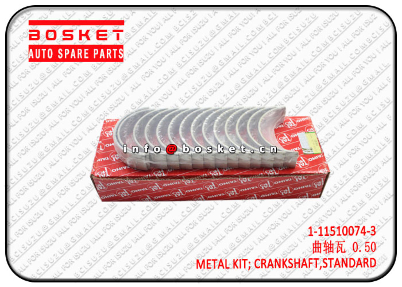 1115100743 1-11510074-3 Standard Crankshaft Mental Kit Suitable for ISUZU 6BG1 6BD1 FRR FSR