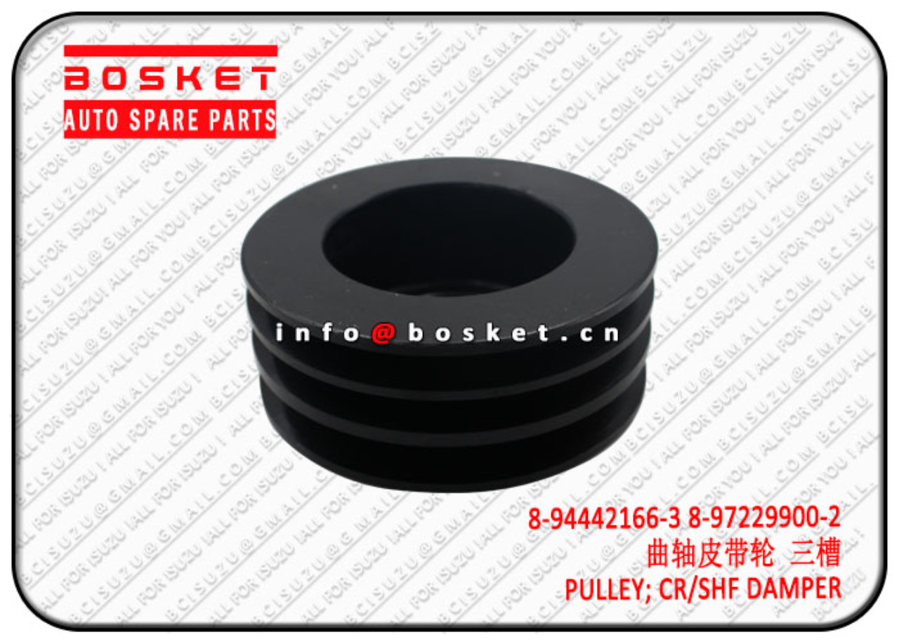 8944421663 8972299002 8-94442166-3 8-97229900-2 Crank Shaft Damper Pulley Suitable for ISUZU TFR54 4