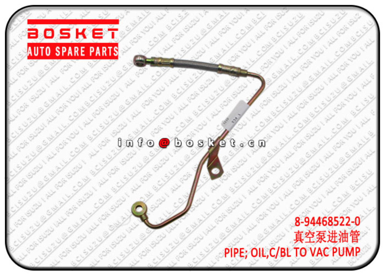 8944685220 8-94468522-0 Cylinder Block To Vacuum Pump Pipe Suitable for ISUZU TFR54 4JA1