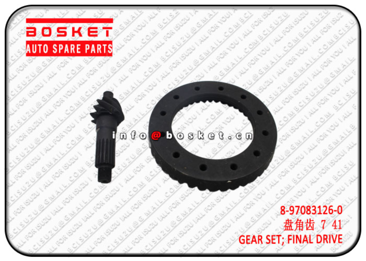 8970831260 8-97083126-0 Final Drive Gear Set Suitable for ISUZU NPR