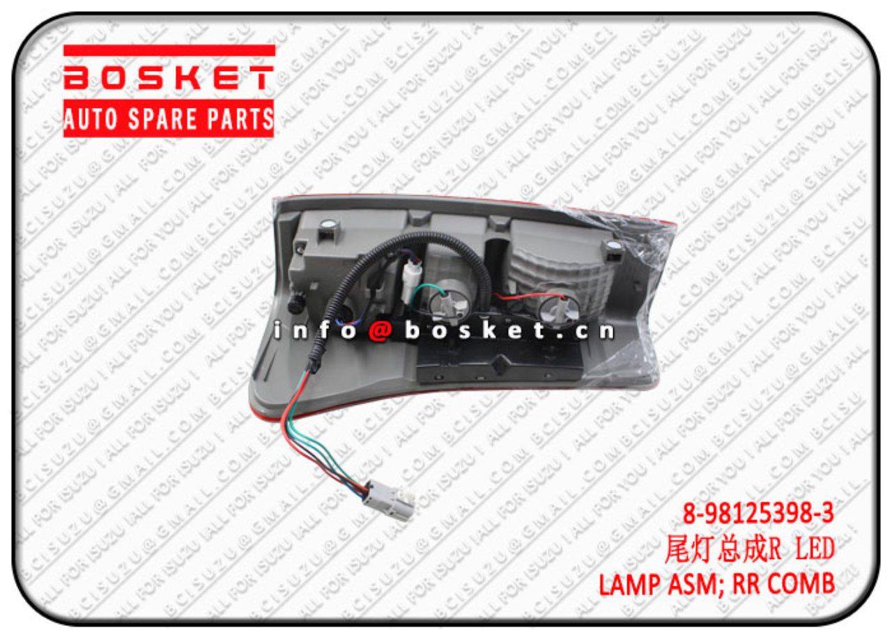 8981253983 8-98125398-3 Rear Combination Lamp Assembly Suitable for ISUZU D-MAX 2012