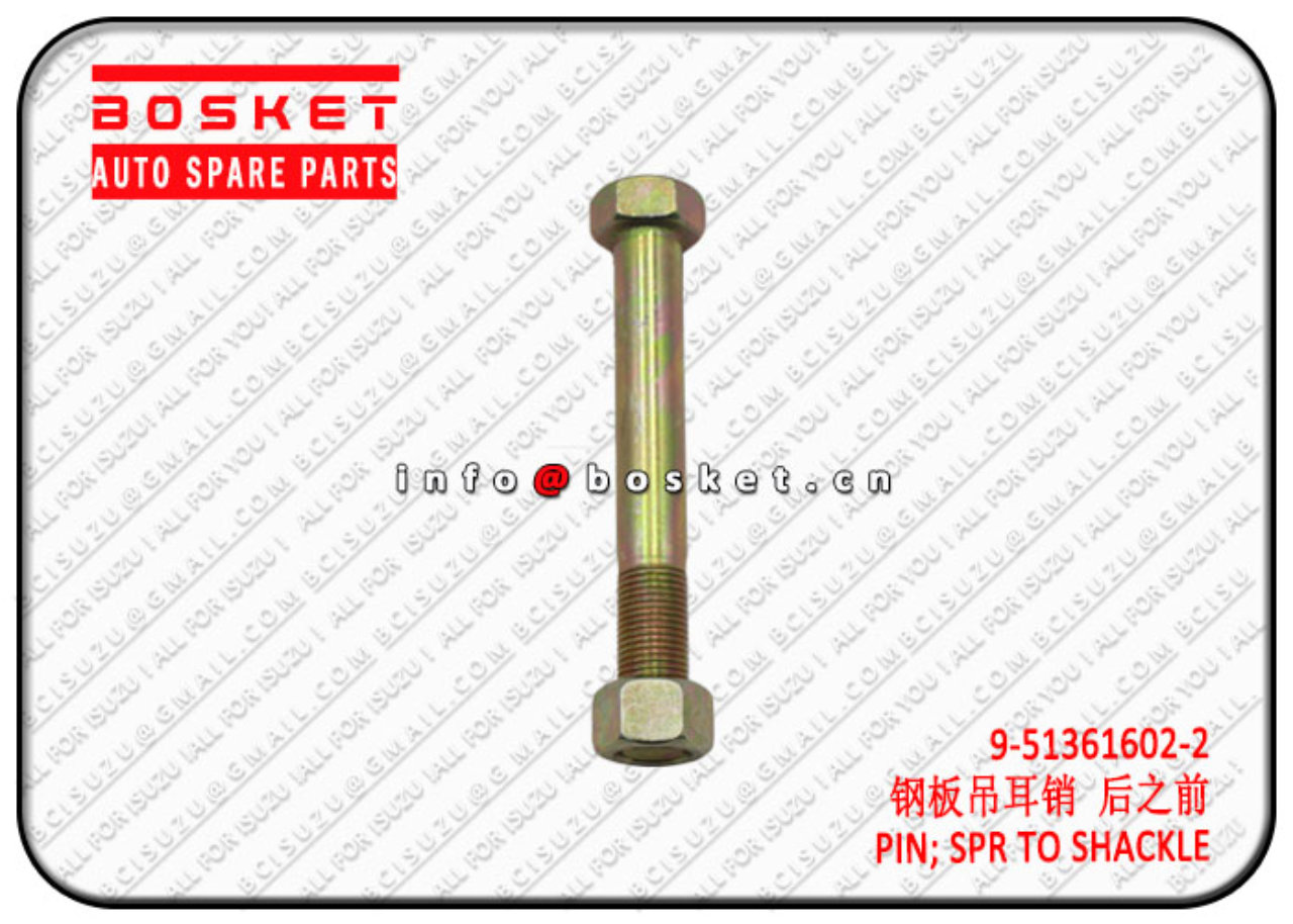 9513616022 9-51361602-2 Spring To Shackle Pin Suitable for ISUZU NKR