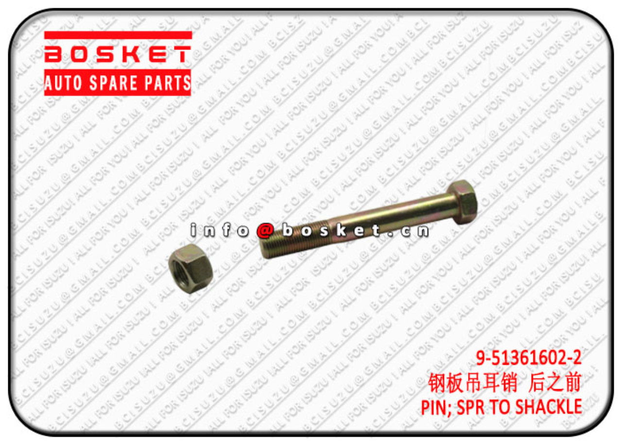 9513616022 9-51361602-2 Spring To Shackle Pin Suitable for ISUZU NKR