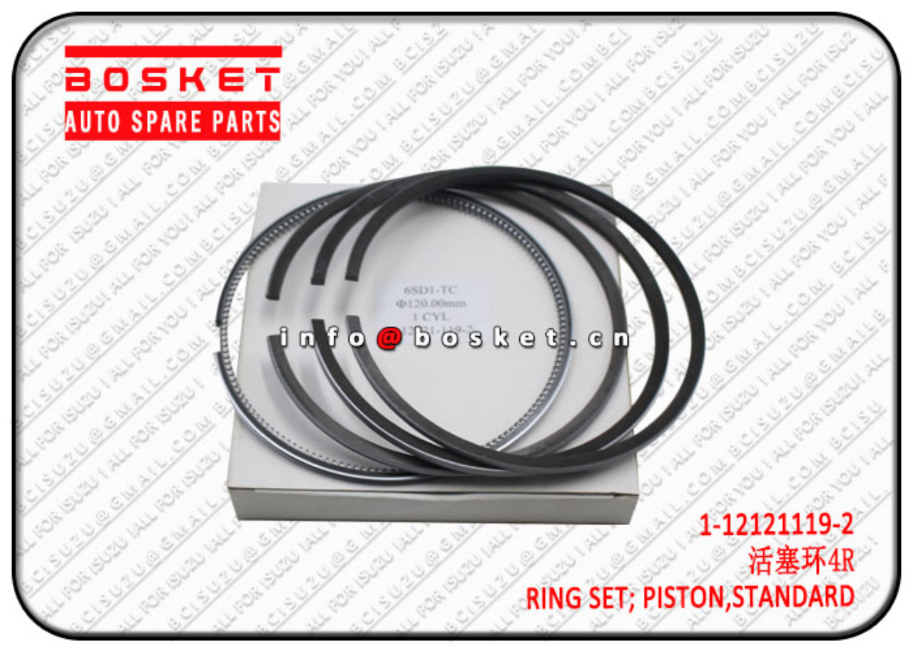 1121211192 1-12121119-2 Standard Piston Ring Set Suitable for ISUZU 6SD1T CXZ