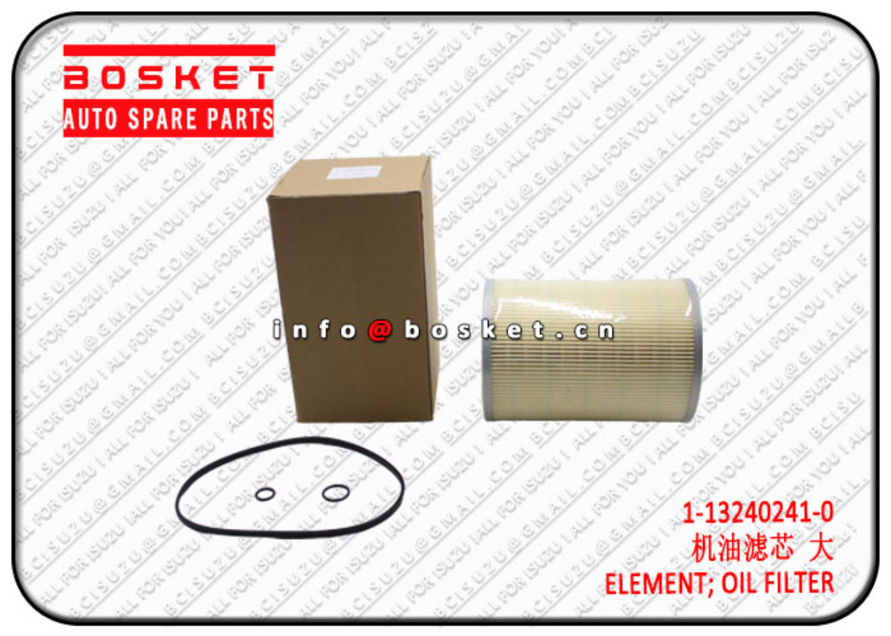 1132402410 1-13240241-0 Oil Filter Element Suitable for ISUZU 6WF1 10PE1 CVR CXZ