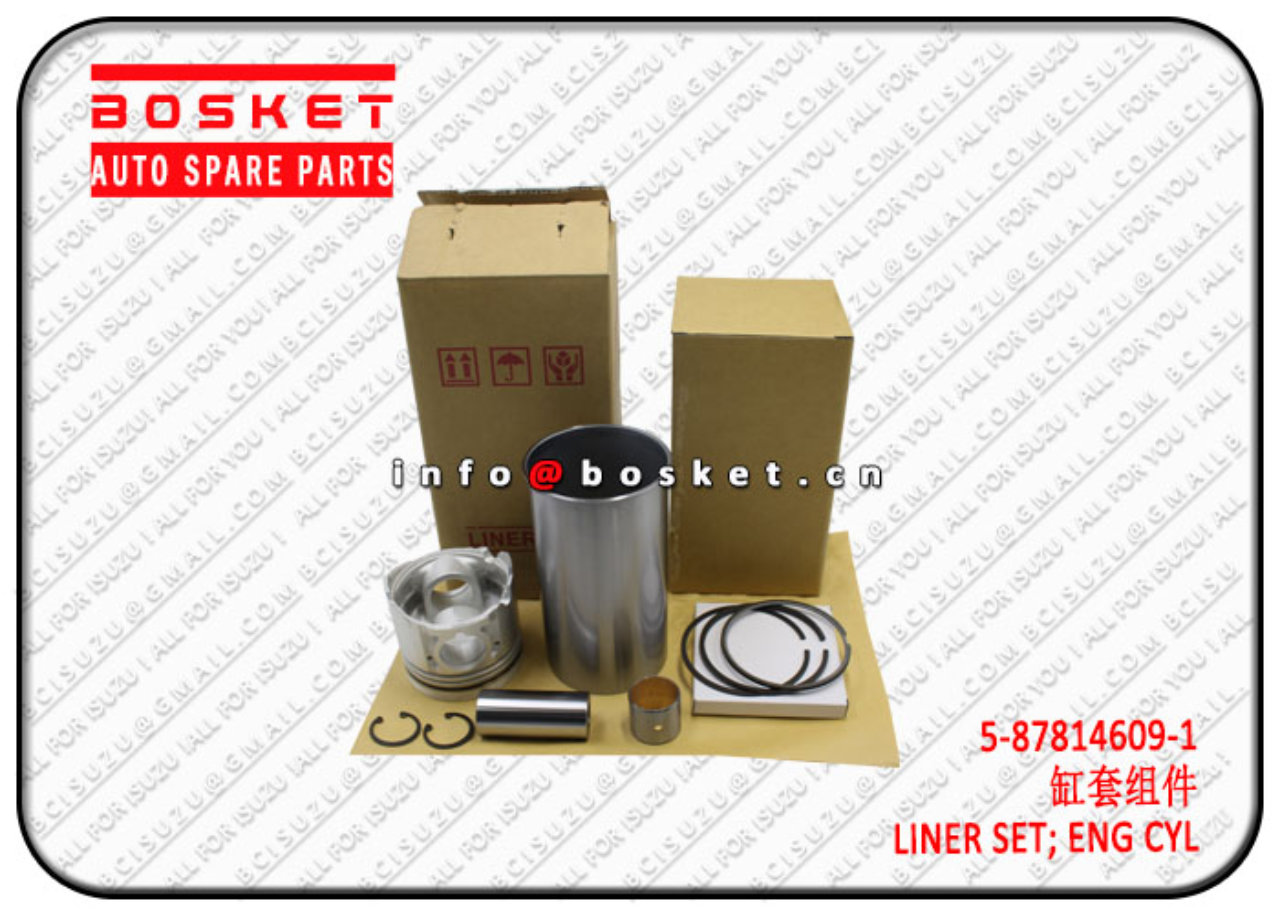 5878146091 5-87814609-1 Engine Cylinder Liner Set Suitable for ISUZU 4JG1