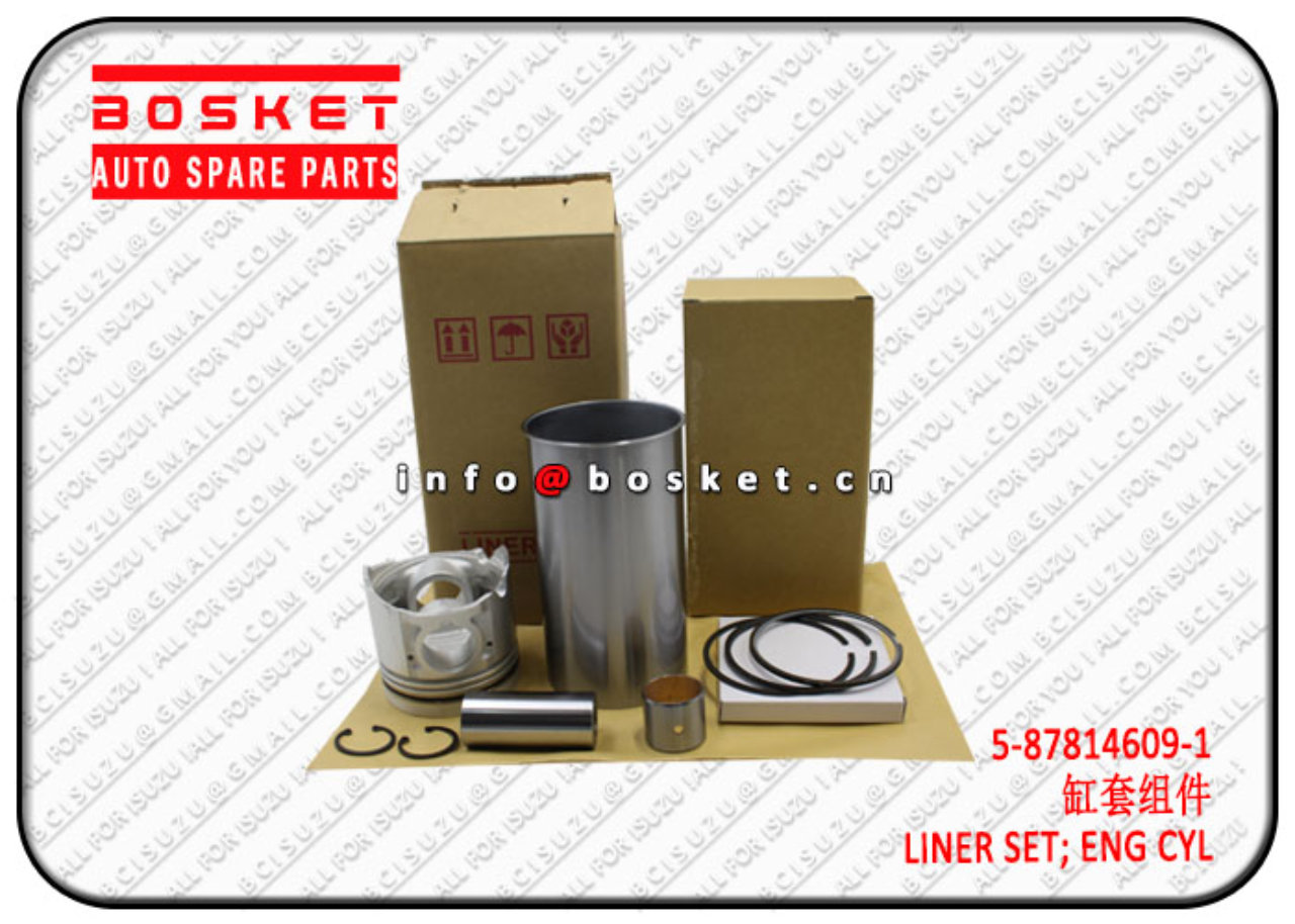 5878146091 5-87814609-1 Engine Cylinder Liner Set Suitable for ISUZU 4JG1