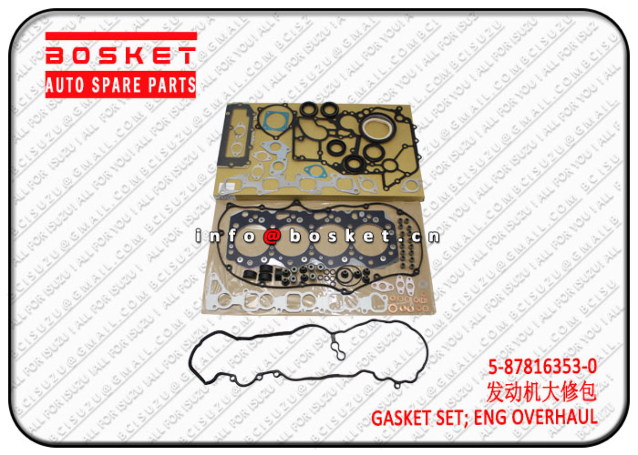 5878163530 5-87816353-0 Engine Overhaul Gasket Set Suitable for ISUZU 4JJ1T