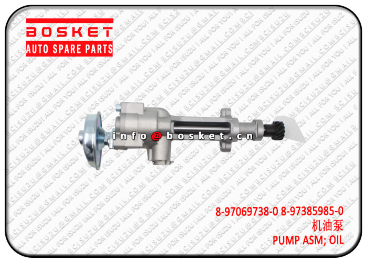 8970697380 8973859850 8-97069738-0 8-97385985-0 Oil Pump Assembly Suitable for ISUZU TFR55 4JB1 4JA1