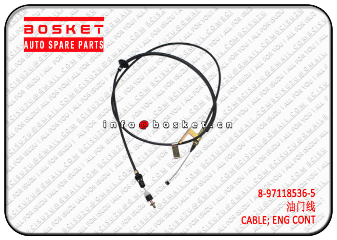 8971185365 8-97118536-5 Engine Control Cable Suitable for ISUZU NPR66 4HF1