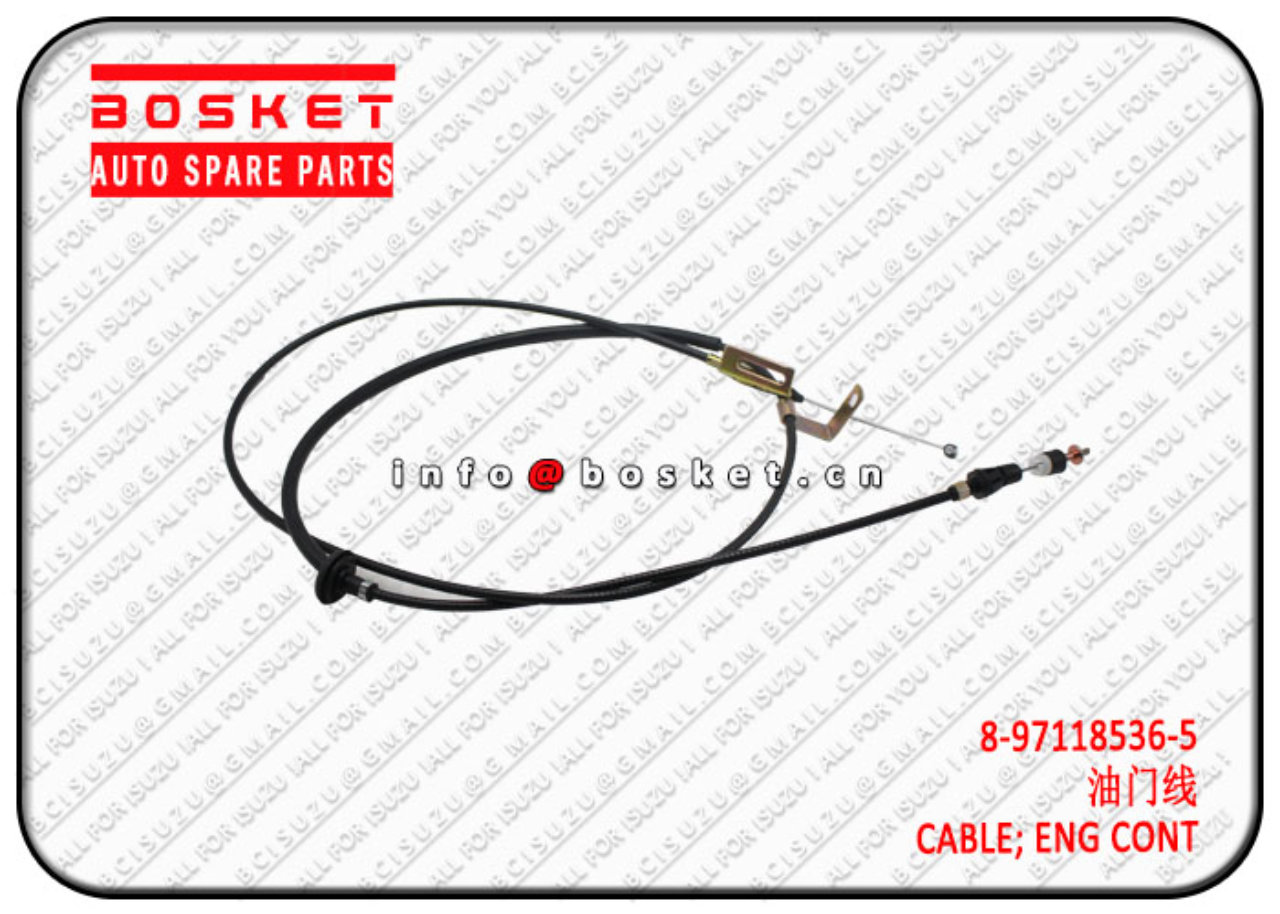 8971185365 8-97118536-5 Engine Control Cable Suitable for ISUZU NPR66 4HF1