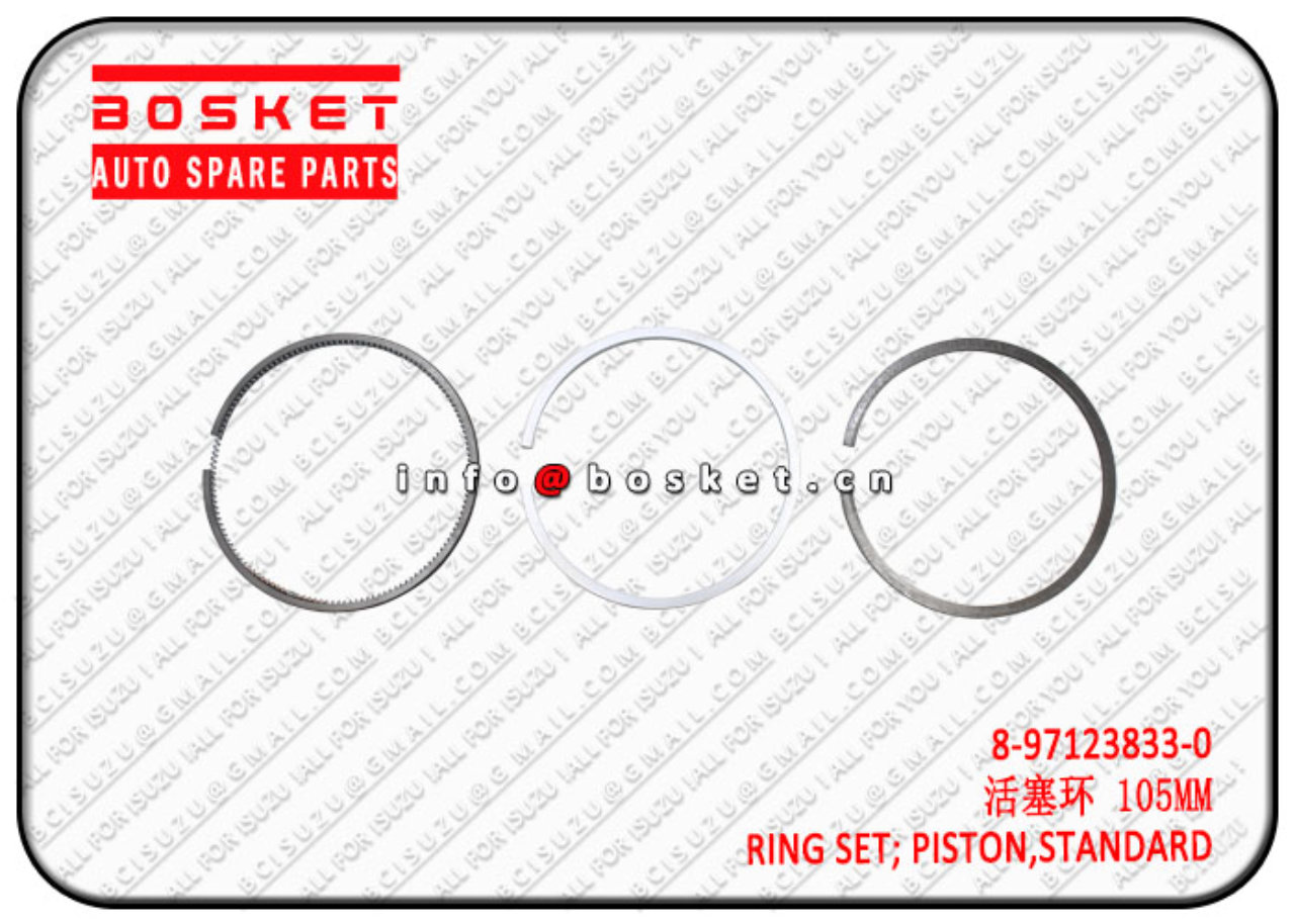 8971238330 8-97123833-0 Standard Piston Ring Set Suitable for ISUZU 4BG1