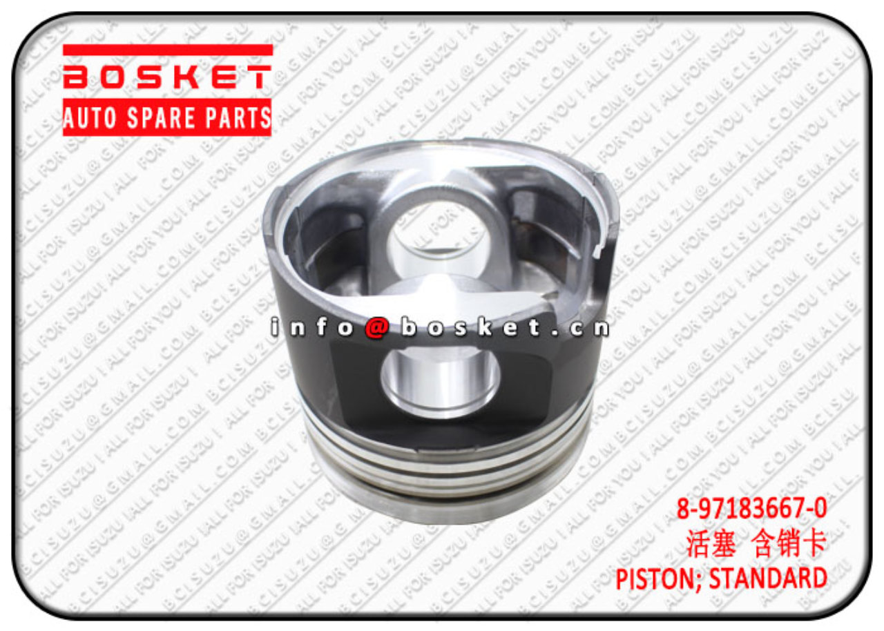 8971836670 8-97183667-0 Standard Piston Suitable for ISUZU 4HF1 NKR