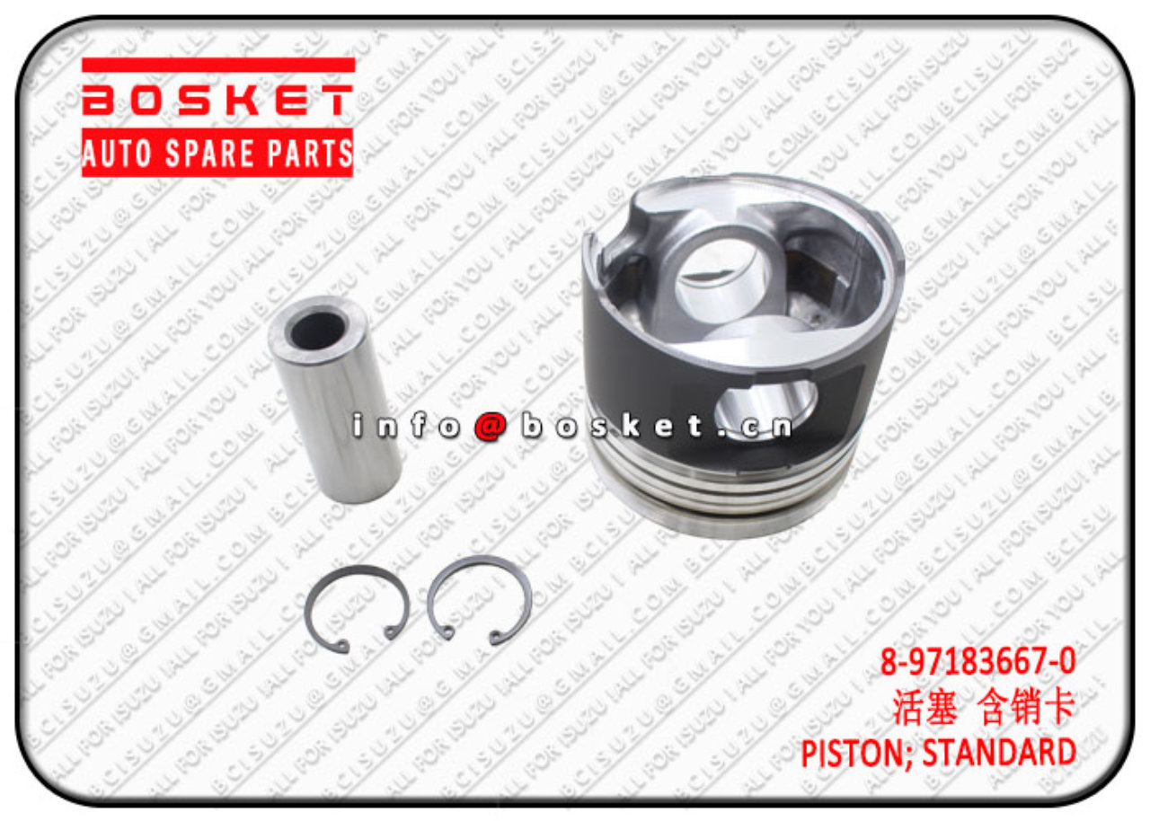 8971836670 8-97183667-0 Standard Piston Suitable for ISUZU 4HF1 NKR