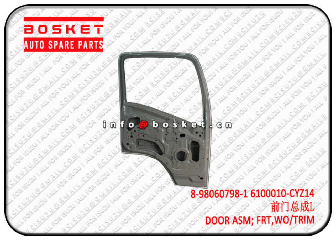 8980607981 8-98060798-1 6100010-CYZ14  Without Trim Front Door Assembly Suitable for ISUZU VC46