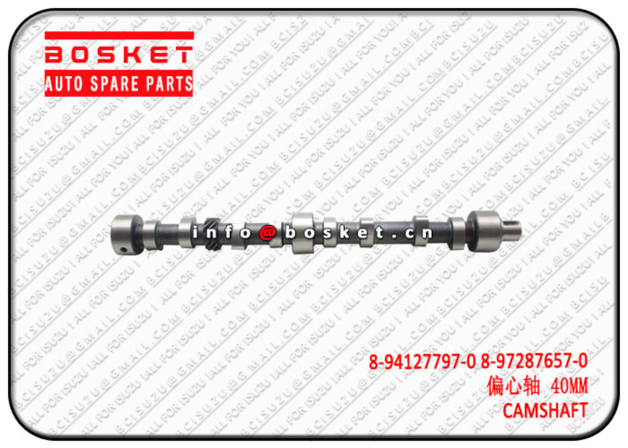 8941277970 8972876570 8-94127797-0 8-97287657-0 Camshaft Suitable for ISUZU 4JA1 4JB1 NHR NKR NPR