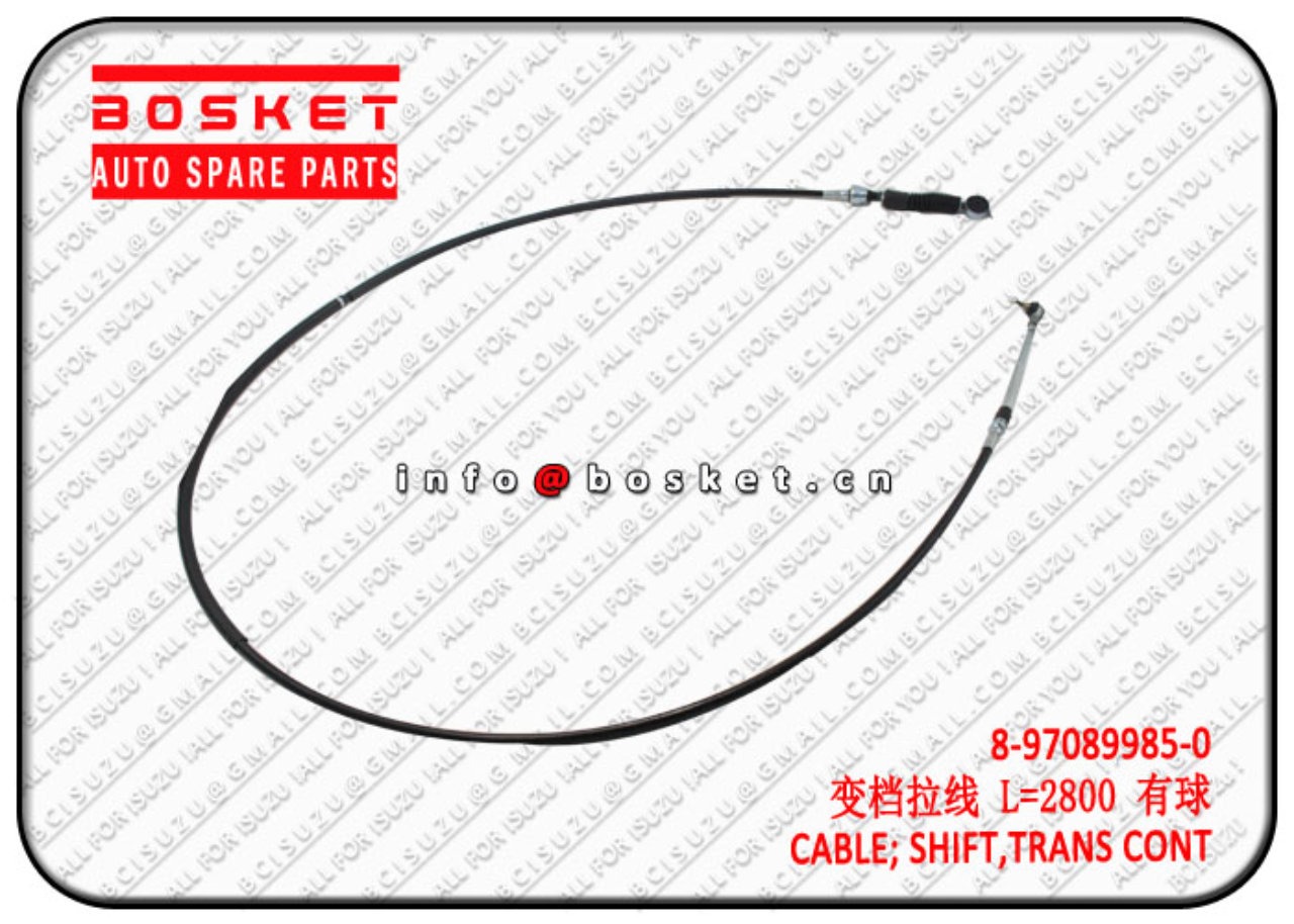 8970899850 8-97089985-0 Trans Control Shift Cable Suitable for ISUZU NHR98 J116