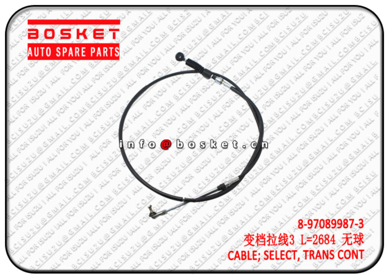 8970899873 8-97089987-3 Trans Control Select Cable Suitable for ISUZU NKR55 4JB1 MSB5M