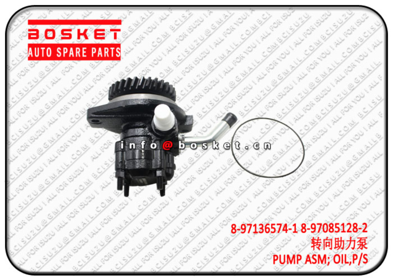 8971365741 8-97136574-1 8-97085128-2 Power Steering Oil Pump Assembly Suitable for ISUZU 4HF1 NPR