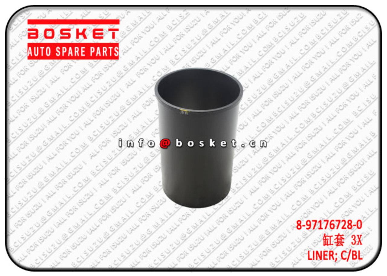 8971767280 8-97176728-0 Cylinder Block Liner Suitable for ISUZU NPR 4HF1