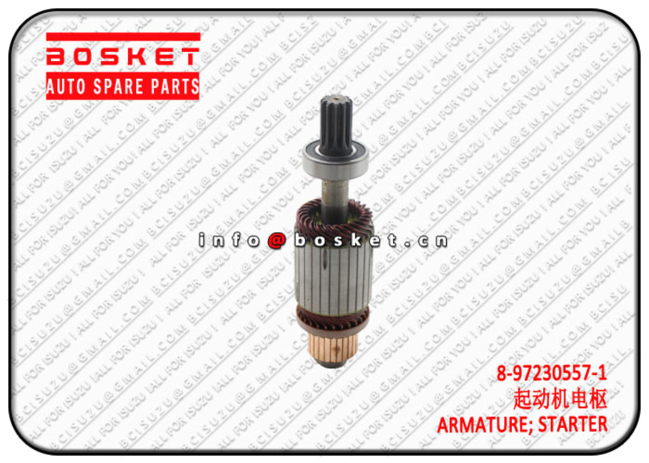 8972305571 8-97230557-1 Starter Armature Suitable for ISUZU 4HK1 NKR NPR