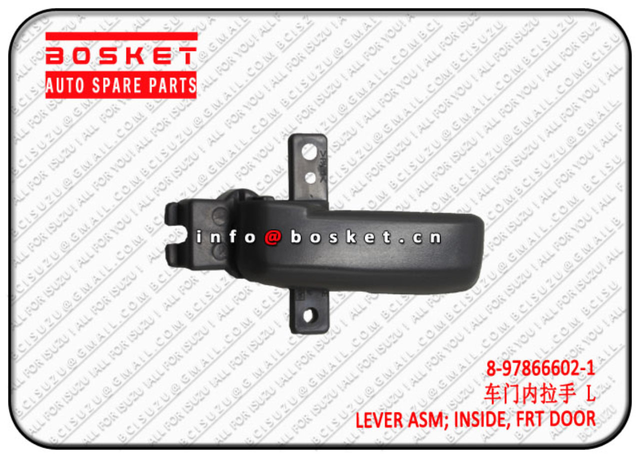 8978666021 8-97866602-1 Front Door Inside Lever Assembly Suitable for ISUZU 4JB1 NKR94