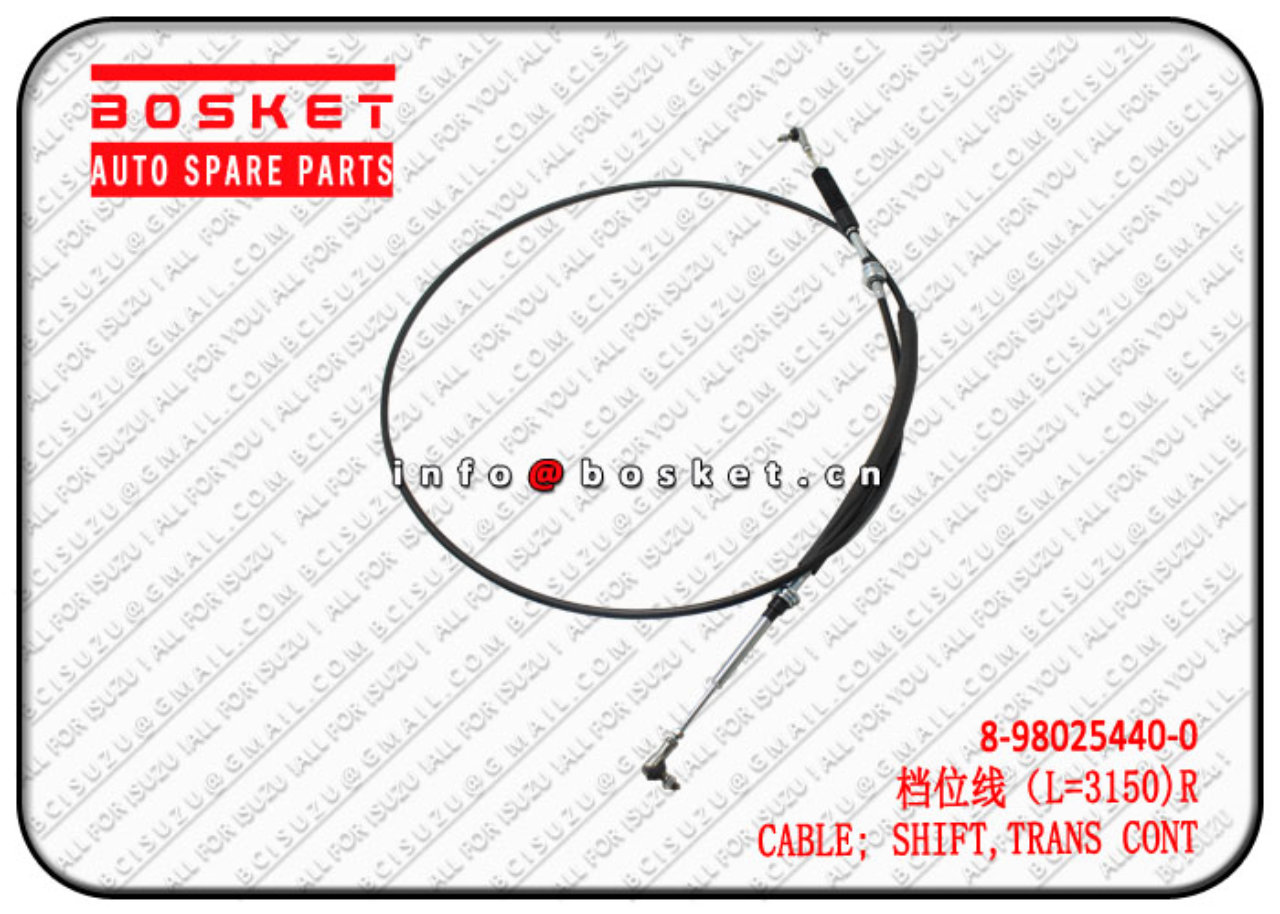 8980254400 8-98025440-0 Trans Control Shift Cable Suitable for ISUZU 700P