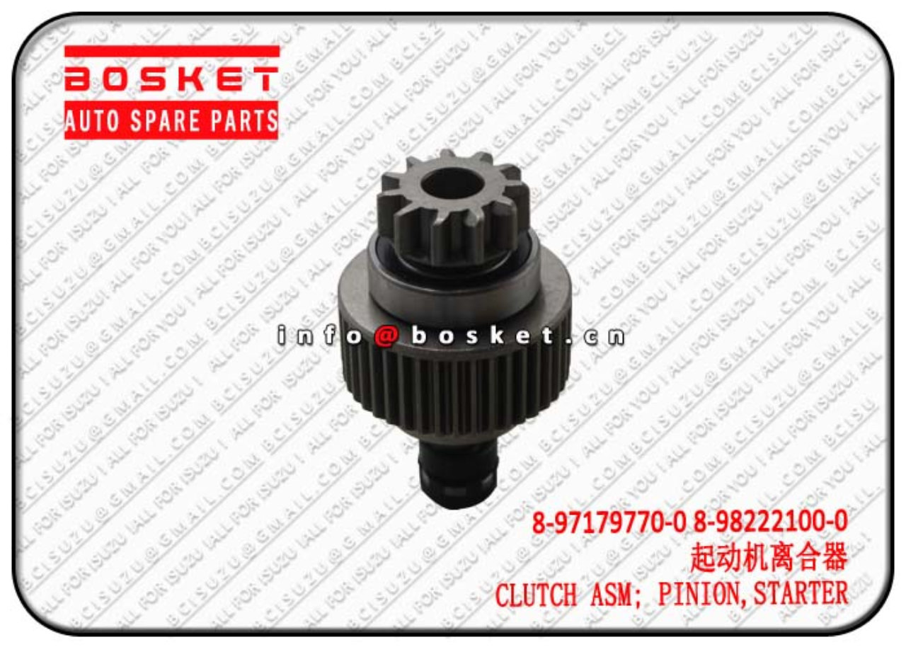 8971797700 8-97179770-0 8-98222100-0 Starter Pinion Clutch Assembly Suitable for ISUZU 4JJ1T 4HF1 NK