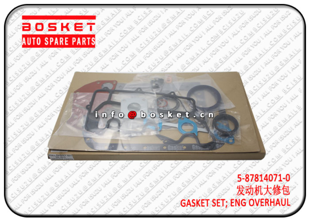 5878140710 5-87814071-0 Engine Overhaul Gasket Set Suitable for ISUZU 3LD1